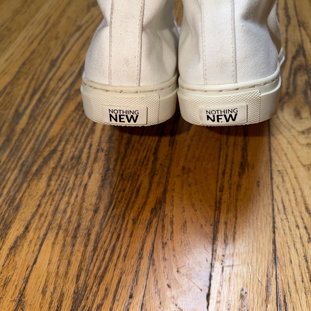 Nothing New White High-Top Sneakers Sz Men’s 10M - Picture 8 of 14